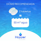 Cloro para Piscinas en Tabletas 25 kg Cuñete - Hopper Piscinas