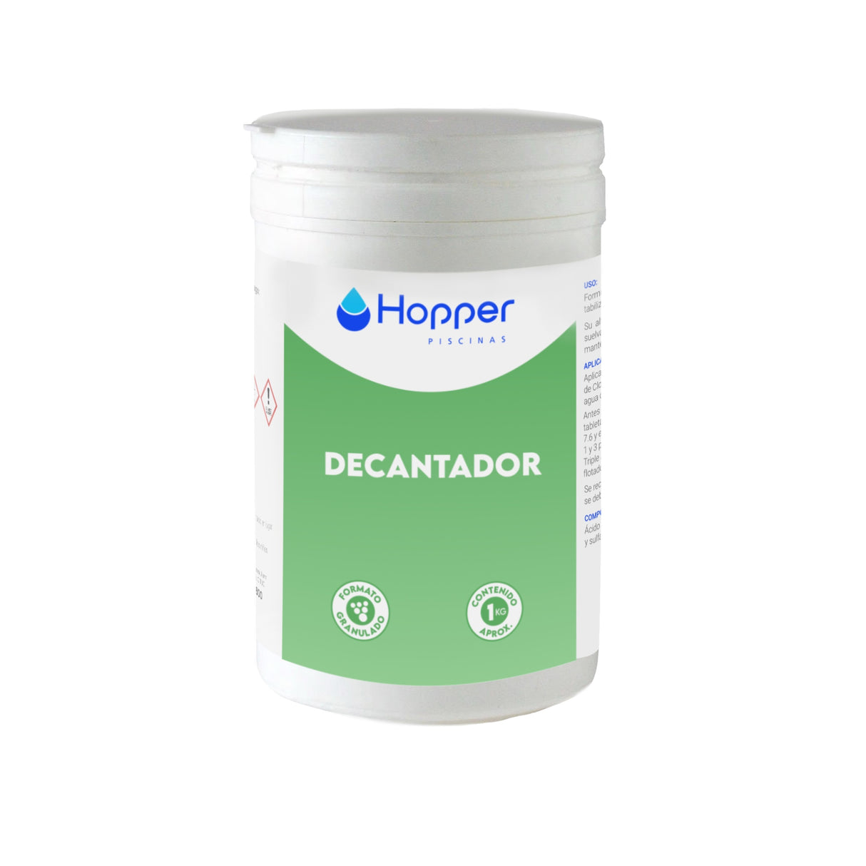 Decantador para Piscinas 1 kg - Hopper Piscinas