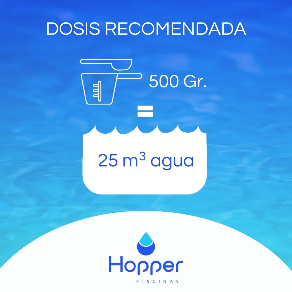 Decantador para Piscinas 1 kg - Hopper Piscinas